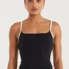 Tees & Tanks<ALL FENIX EcoSculpt Contrast Tank Black