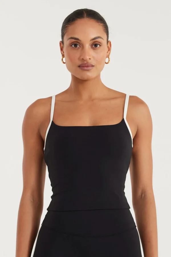 Tees & Tanks<ALL FENIX EcoSculpt Contrast Tank Black