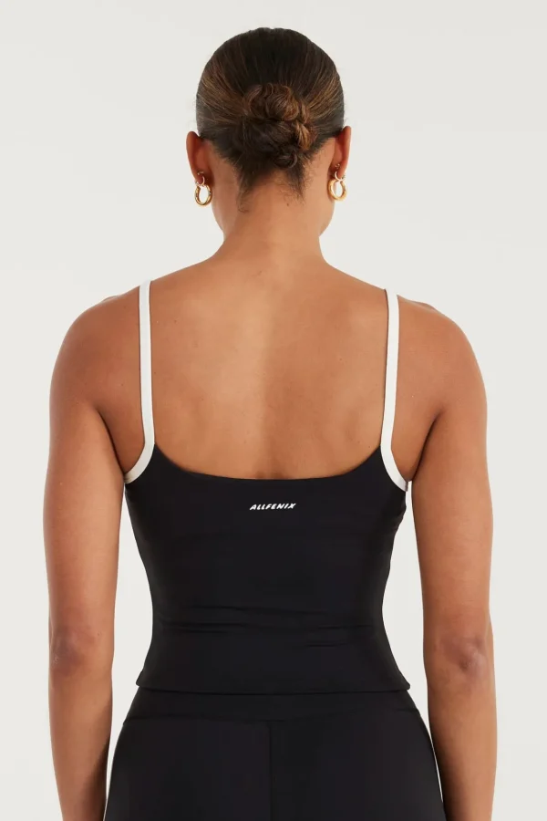 Tees & Tanks<ALL FENIX EcoSculpt Contrast Tank Black