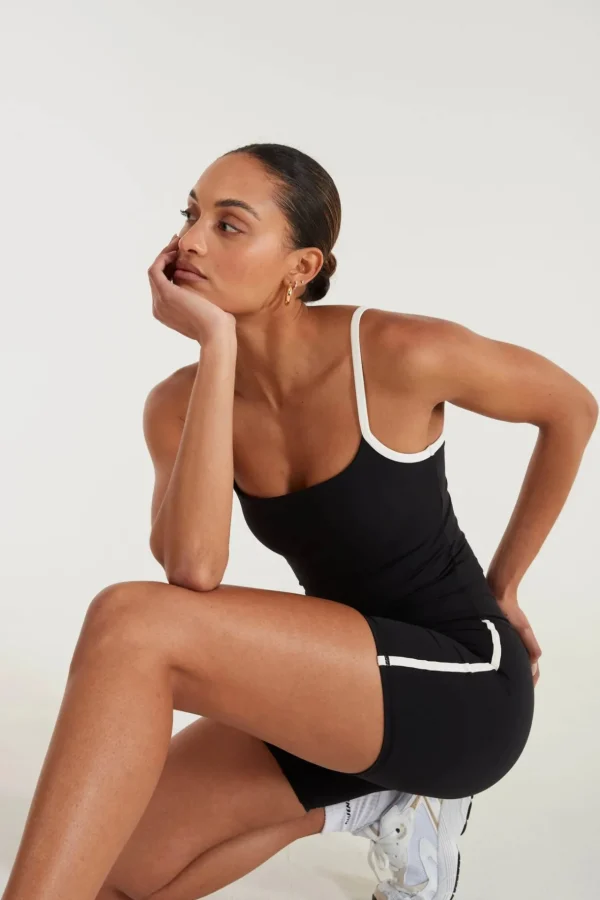 Tees & Tanks<ALL FENIX EcoSculpt Contrast Tank Black