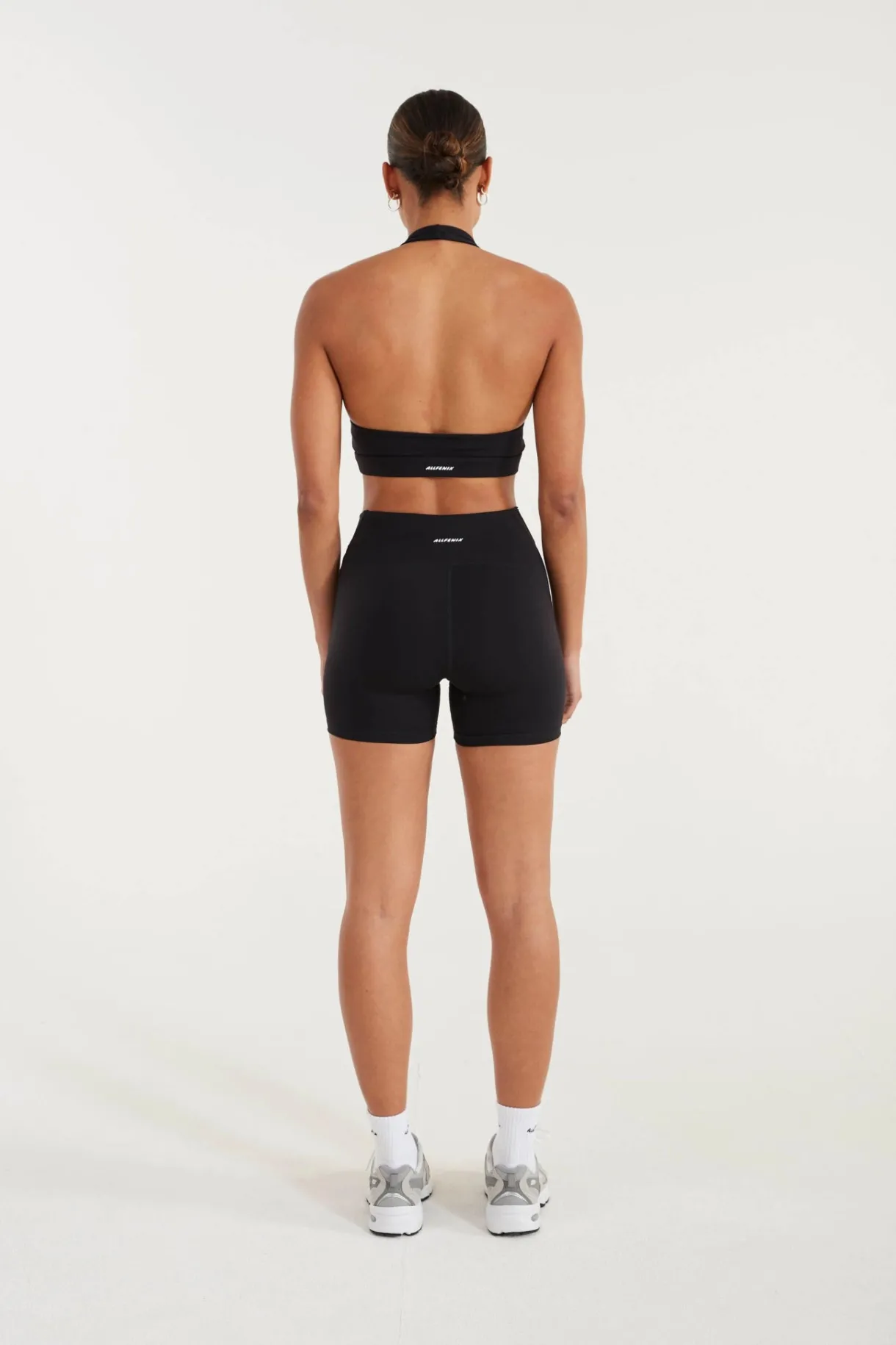 Sports Bras<ALL FENIX EcoSculpt Halter Sports Bra Black