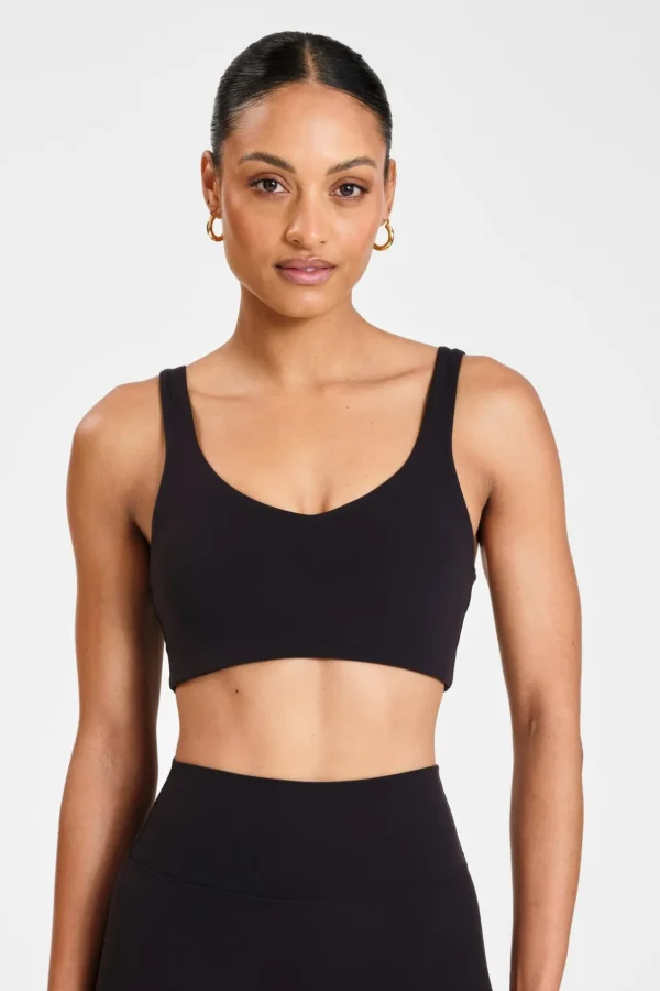 Sports Bras<ALL FENIX EcoSculpt Open Back Sports Bra Black