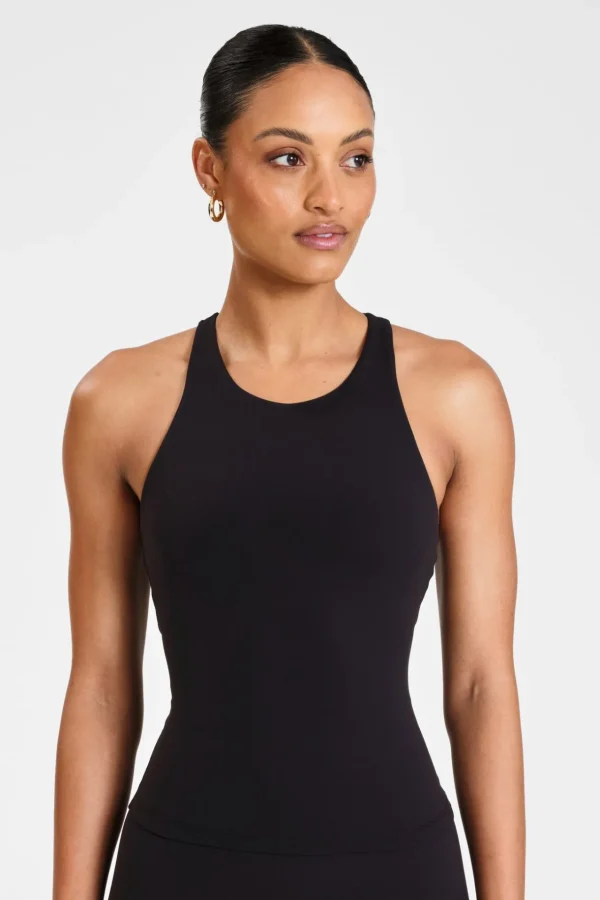 Tees & Tanks<ALL FENIX EcoSculpt Racer Tank Black