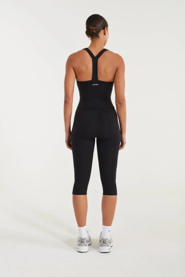 Tees & Tanks<ALL FENIX EcoSculpt Square Neck Tank Black