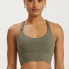 Sports Bras<ALL FENIX FenixLite Racerback Bra Olive