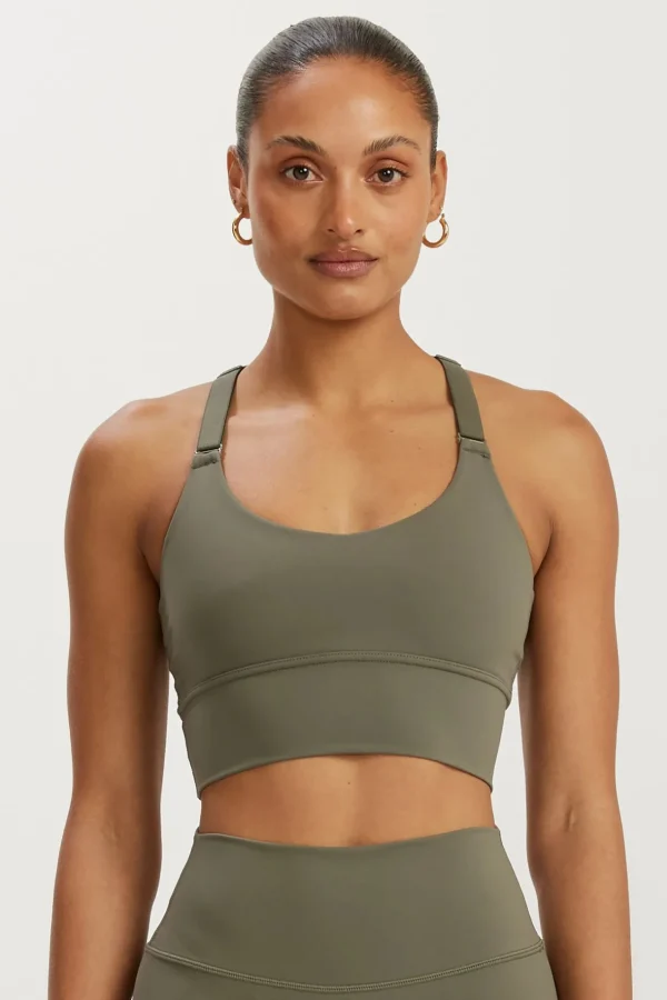 Sports Bras<ALL FENIX FenixLite Racerback Bra Olive