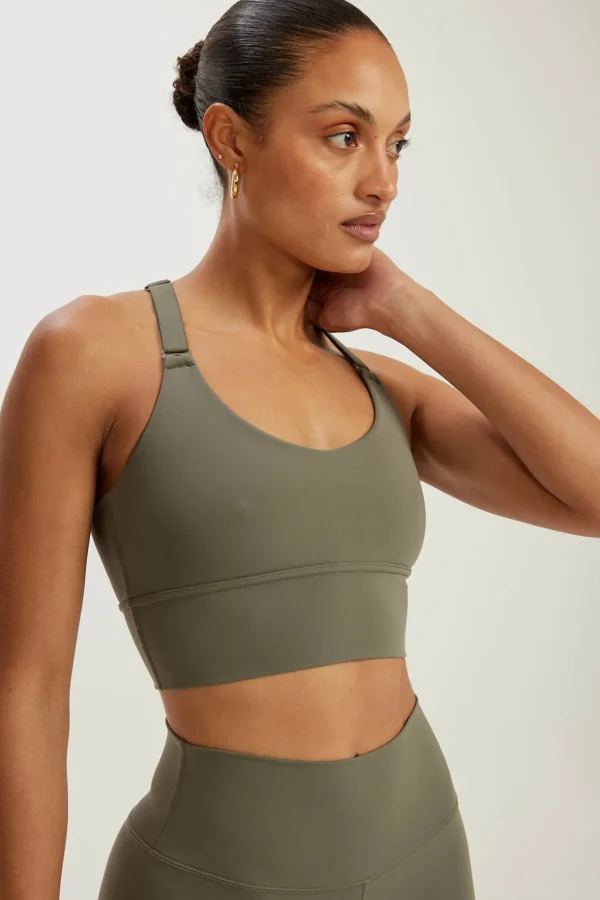 Sports Bras<ALL FENIX FenixLite Racerback Bra Olive