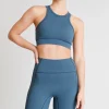 Sports Bras<ALL FENIX Hustle Racer Bra PacificGreen