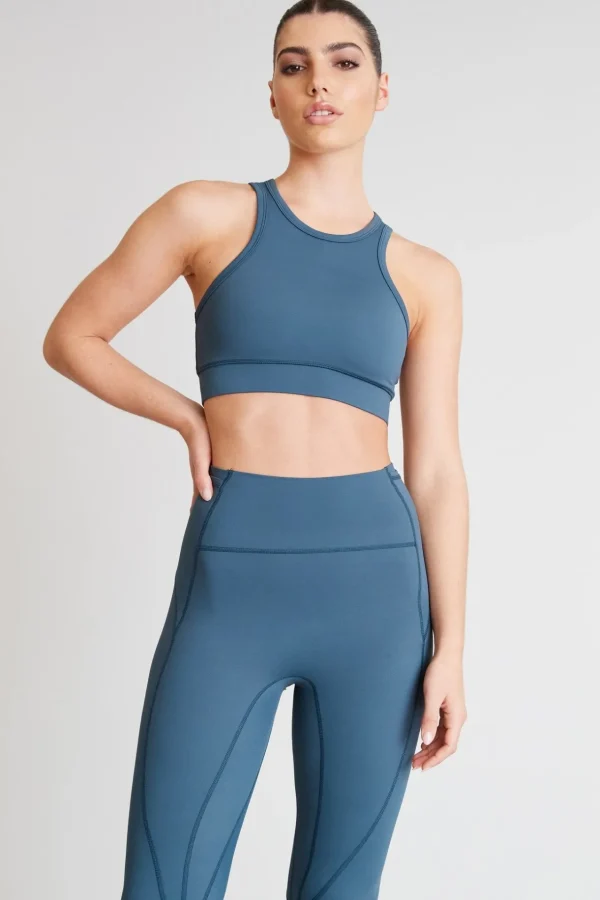 Sports Bras<ALL FENIX Hustle Racer Bra PacificGreen