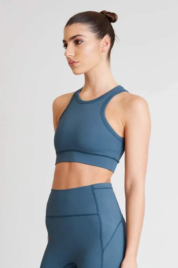 Sports Bras<ALL FENIX Hustle Racer Bra PacificGreen
