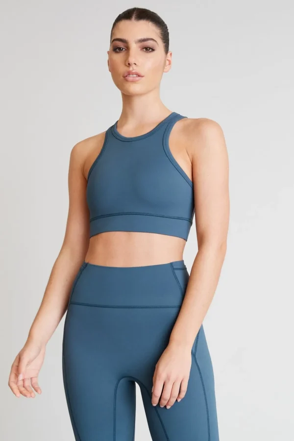 Sports Bras<ALL FENIX Hustle Racer Bra PacificGreen