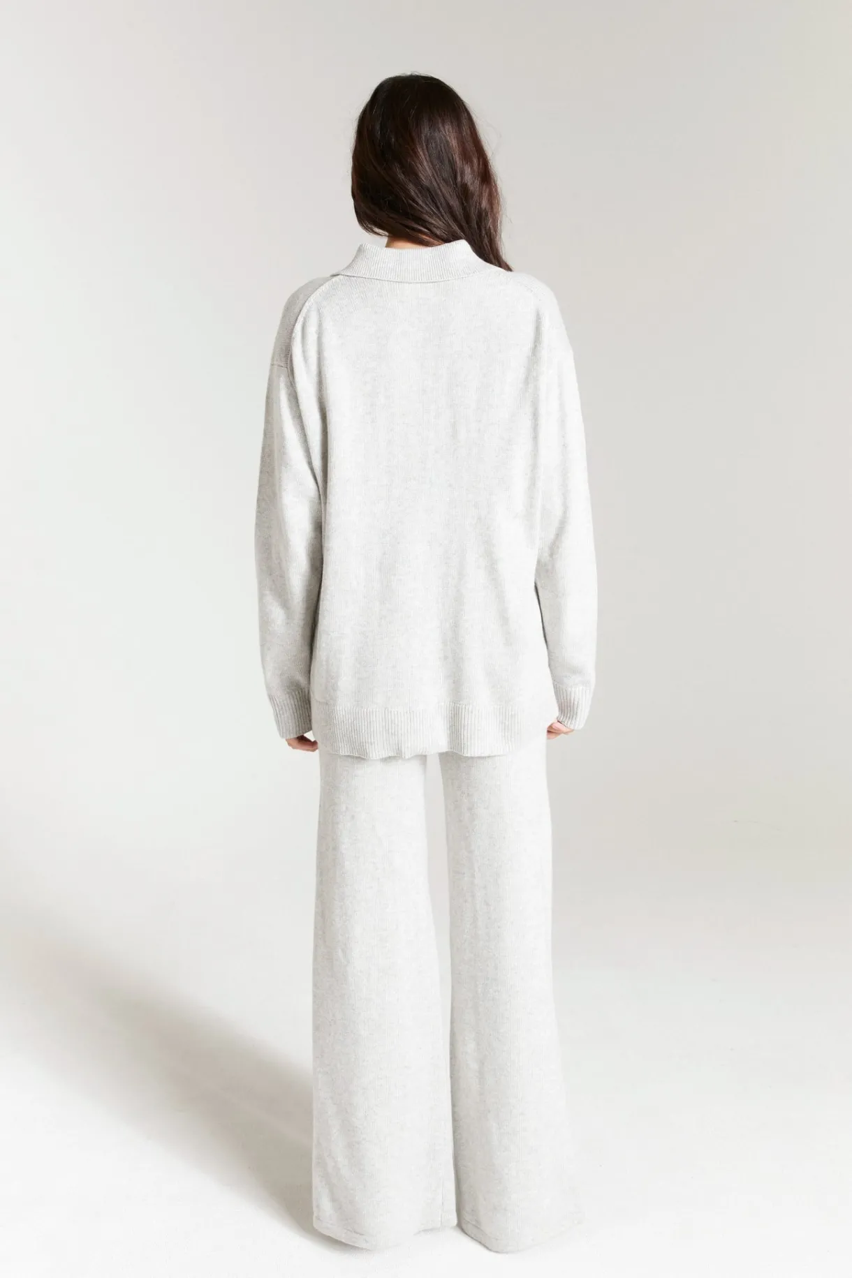 Pants | Knitwear<ALL FENIX Lily Front Split Pant WhiteMarle