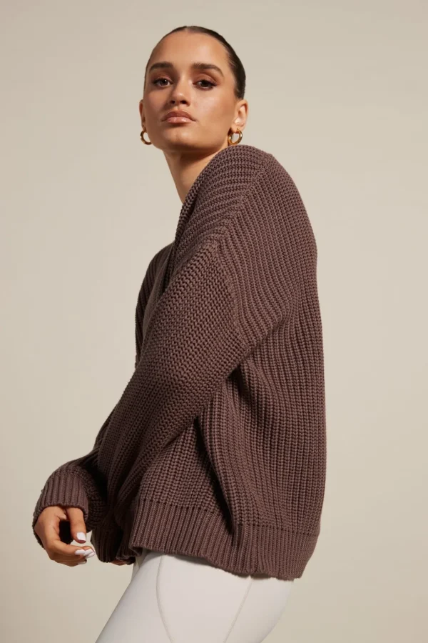 Knitwear | Jumpers & Hoodies<ALL FENIX Lucy Chunky Knit Mauve