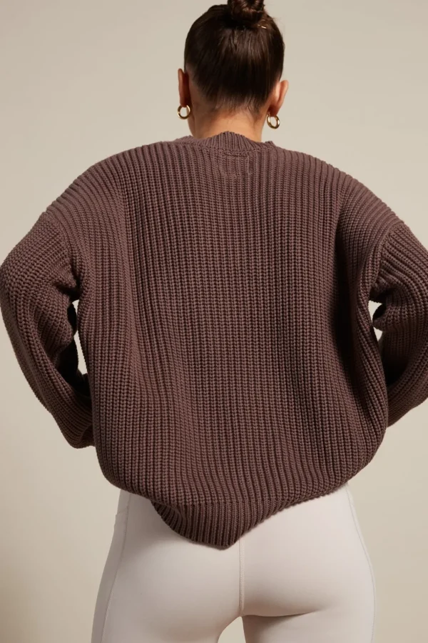 Knitwear | Jumpers & Hoodies<ALL FENIX Lucy Chunky Knit Mauve