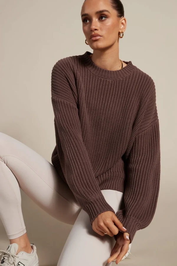Knitwear | Jumpers & Hoodies<ALL FENIX Lucy Chunky Knit Mauve