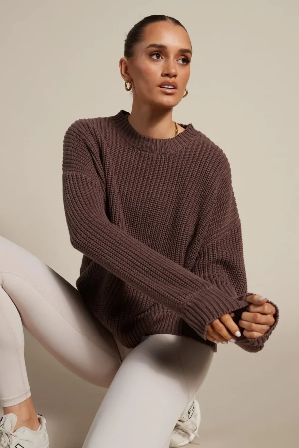 Knitwear | Jumpers & Hoodies<ALL FENIX Lucy Chunky Knit Mauve