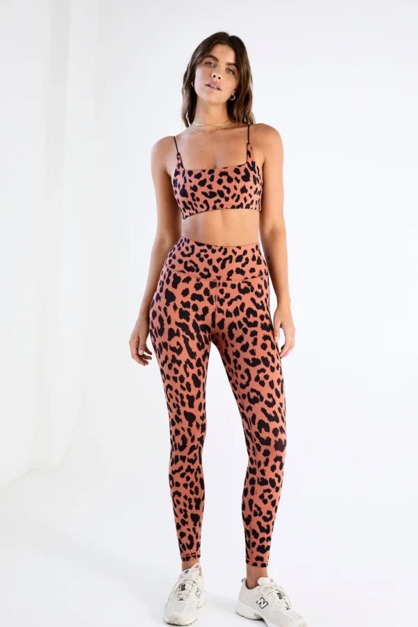 Sports Bras<ALL FENIX Oversized Cheetah Square Neck Sports Bra