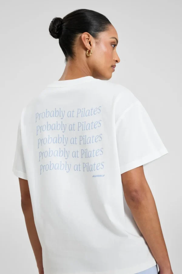 Tees & Tanks<ALL FENIX Probably at Pilates Tee SkyBlue