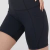 Bike Shorts<ALL FENIX Ribbed Contrast Bike Short Black