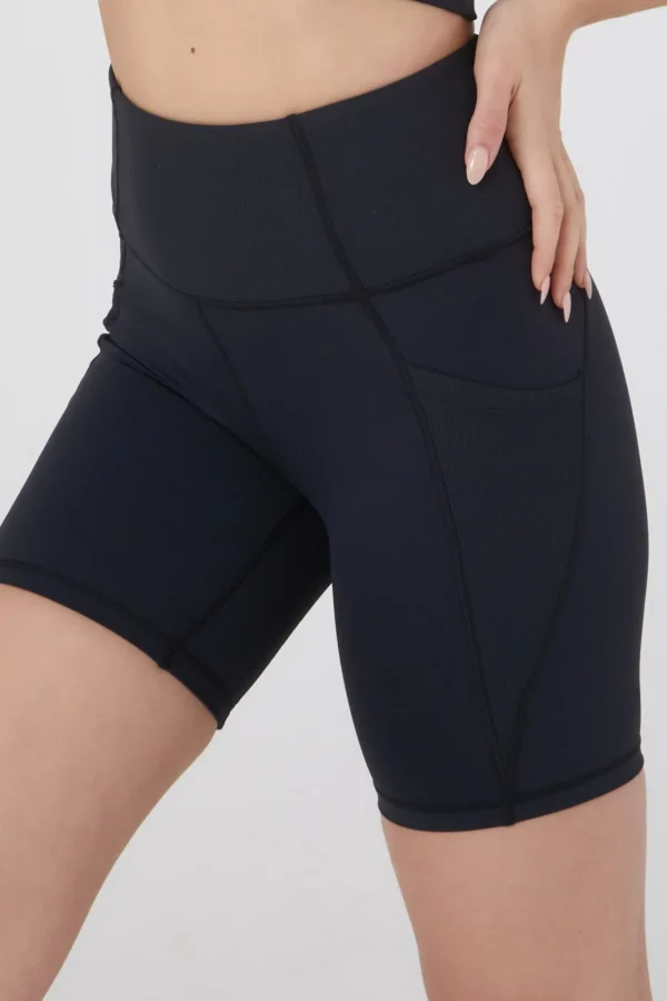 Bike Shorts<ALL FENIX Ribbed Contrast Bike Short Black