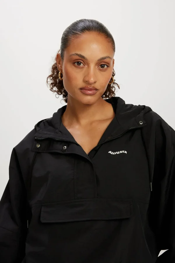Jackets<ALL FENIX Sunny Spray 1/2 Zip Jacket Black