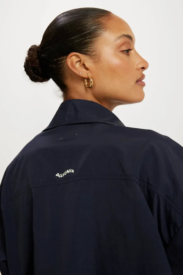 Jackets | Shirts<ALL FENIX Sunny Spray Shirt Navy
