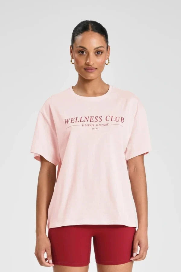 Tees & Tanks<ALL FENIX Wellness Club All Sport Tee Blush